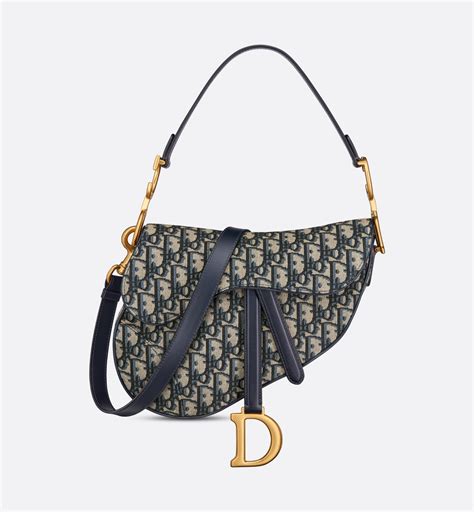 saddle bag blue dior oblique embroidery price|Dior saddle bag the real.